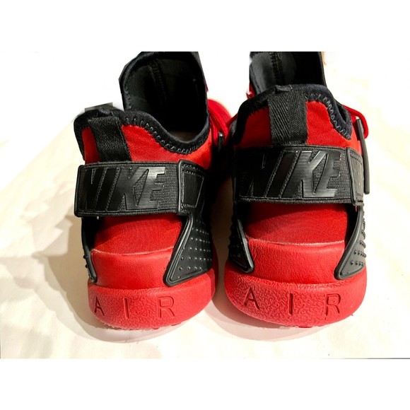 NIKE Air Hurache Gym red/black Boy’s Size 7 [AH7334-603] Pre-owned - Picture 4 of 7